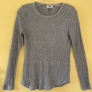 Old Navy Grey Long Sleeve Shirt